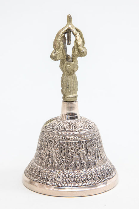 Meditation bell decorated