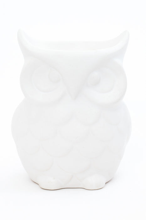 Duftlampe Eule weiss 12.5 cm