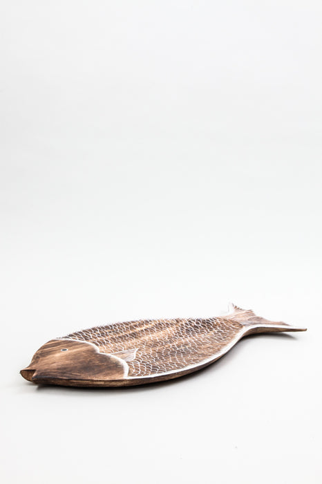 Plate fish brown 50 cm