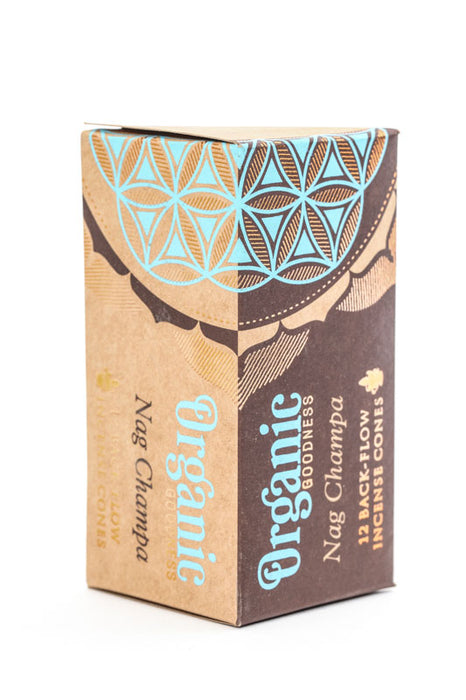 Rückfluss-Räucherkegel Organic Nag Champa