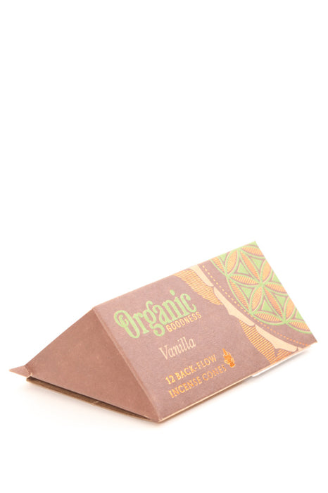 Rückfluss-Räucherkegel Organic Vanilla