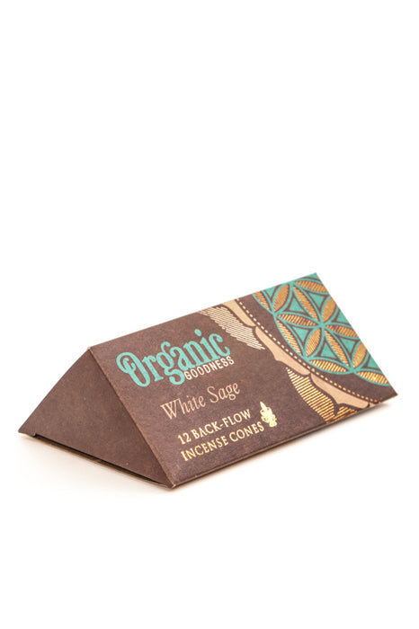 Backflow incense cones Organic White Sage