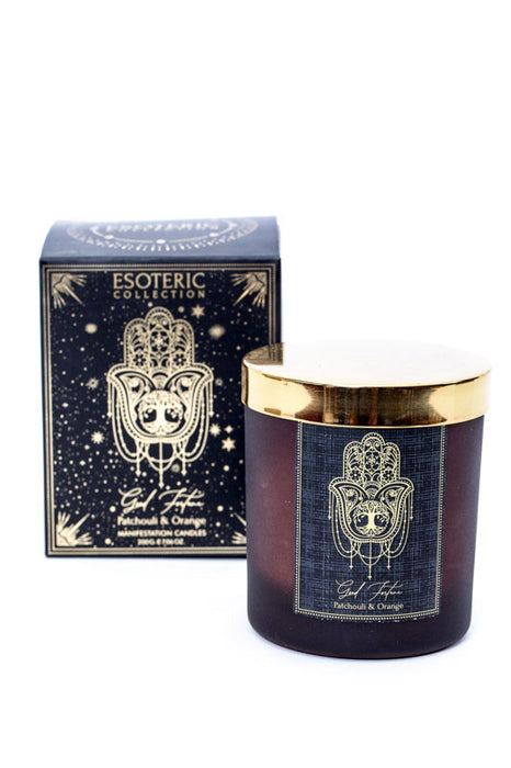 Bougie parfumée Collection Ésotérique Patchouli &amp; Orange 200g