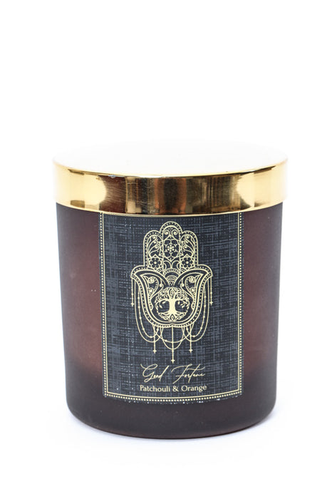 Duftkerze Esoteric Collection "GOOD FORTUNE" Patchouli & Orange 200g
