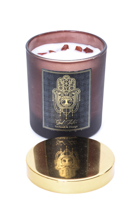 Duftkerze Esoteric Collection "GOOD FORTUNE" Patchouli & Orange 200g
