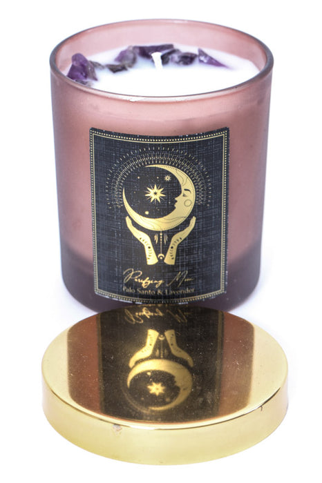 Duftkerze Esoteric Collection "PURIFYING MOON" Palo Santo & Lavender 200g