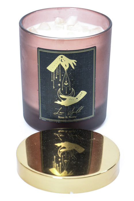 Duftkerze Esoteric Collection "LOVE SPELL" Rose & Peony 200g
