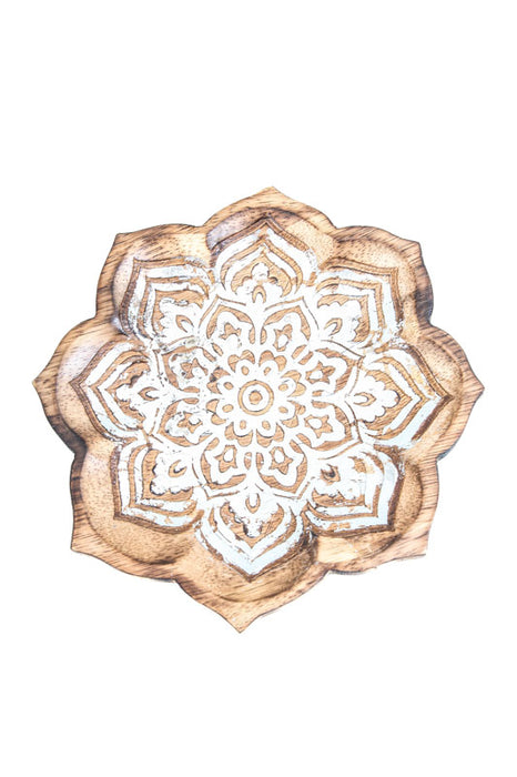 Decorative plate flower shape 20 cm