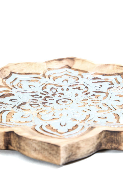 Decorative plate flower shape 23 cm