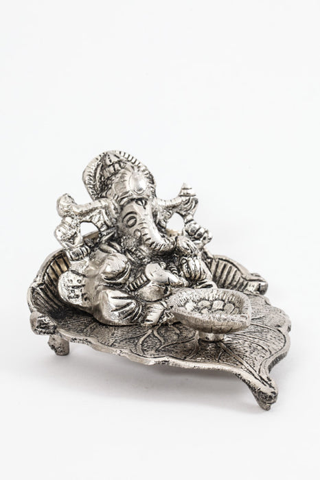 Räucherstäbchenhalter Aluminium Patta Ganesha