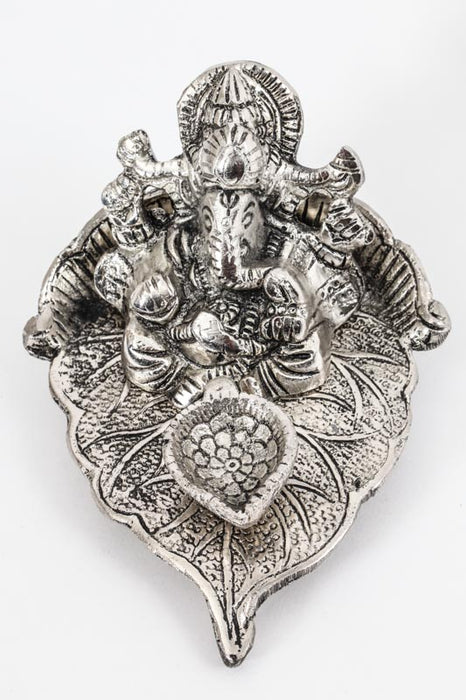 Incense holder aluminum Patta Ganesha