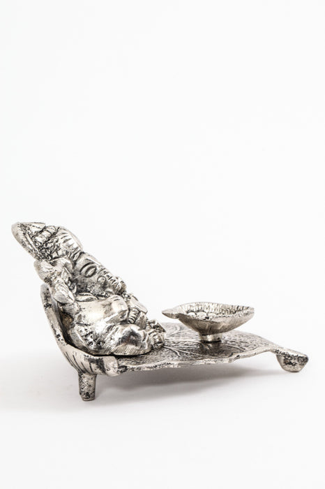 Incense holder aluminum Patta Ganesha