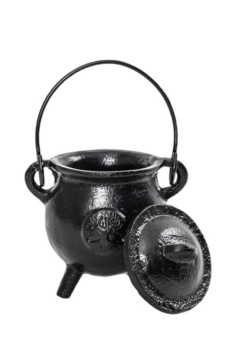 Räucherkessel schwarz mit Deckel