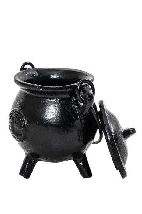 Räucherkessel schwarz mit Deckel