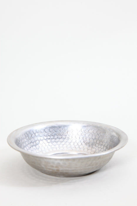 Bowl aluminium silver coloured assorted 12 x 3 cm