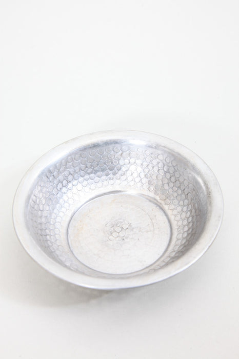 Bowl aluminium silver coloured assorted 12 x 3 cm