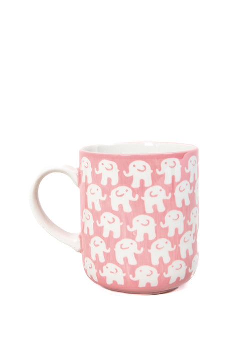 Tasse à thé éléphant rose