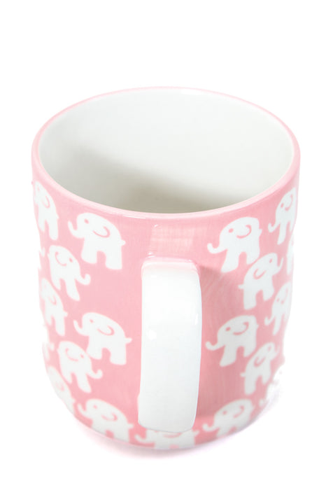 Tasse à thé éléphant rose