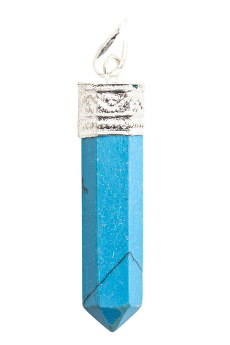 Pendentif pendule turquoise