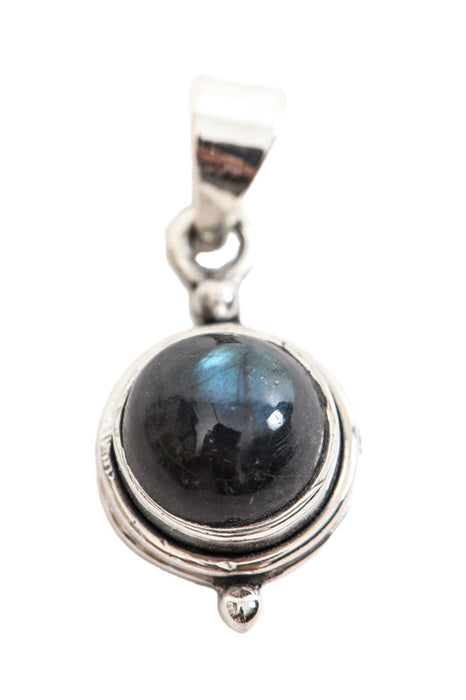 Pendentif argent labradorite