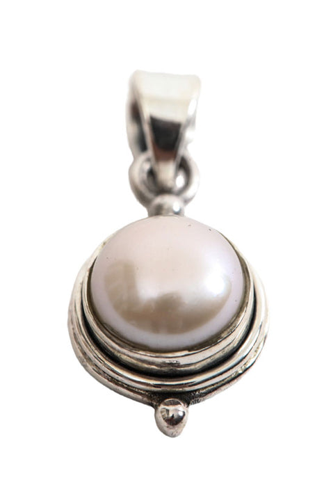 Perle pendentif en argent