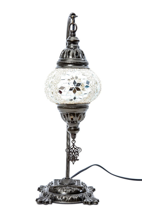 Mosaiklampe weiss 22 x 22 x 44 cm