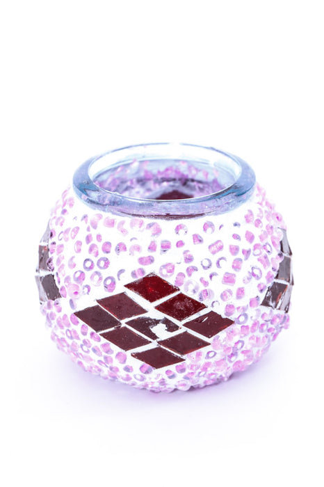 Mosaikwindlicht pink 7 cm