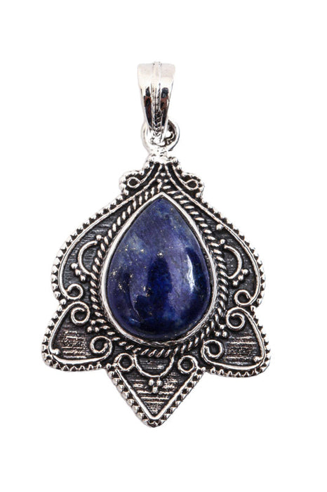 Pendentif en argent lapis-lazuli