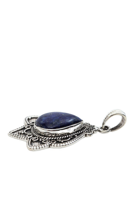 Pendentif en argent lapis-lazuli