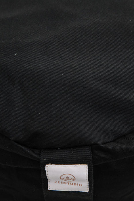 Meditation cushion black 30 x 30 x 15 cm