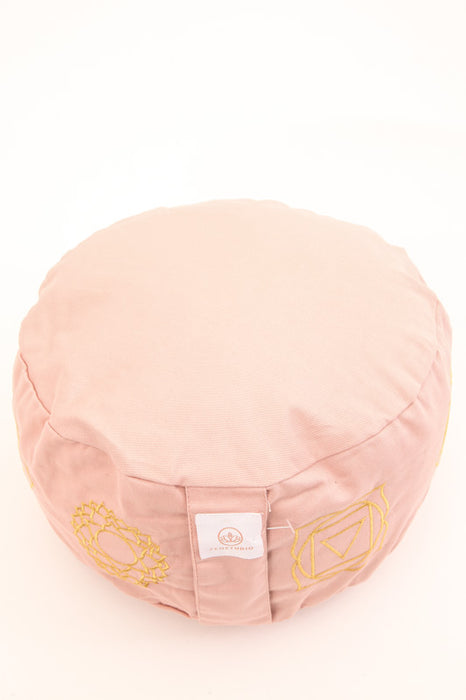 Meditation cushion 7 Chakra old pink 30 x 30 x 15 cm