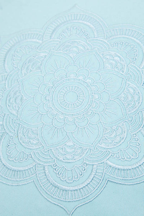 Meditation cushion mandala mint 30 x 30 x 15 cm
