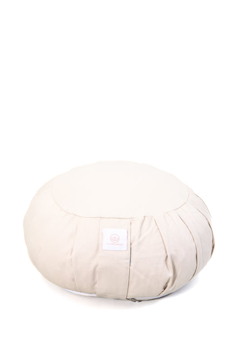 Coussin de méditation beige 30 x 30 x 15 cm