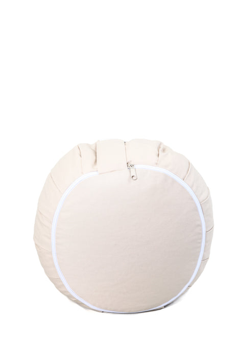 Meditation cushion beige 30 x 30 x 15 cm