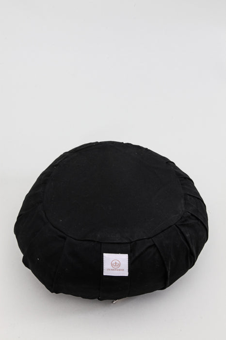 Meditation cushion black 30 x 30 x 15 cm