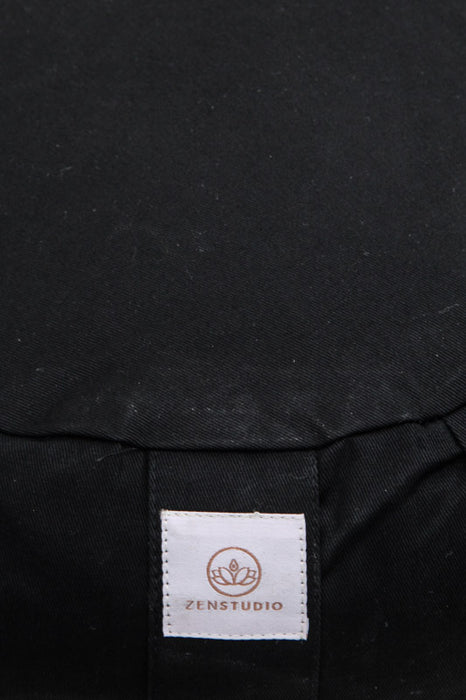 Meditation cushion black 30 x 30 x 15 cm