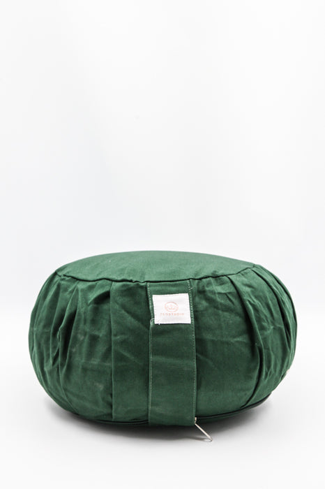 meditation cushion dark green 30x30x15cm