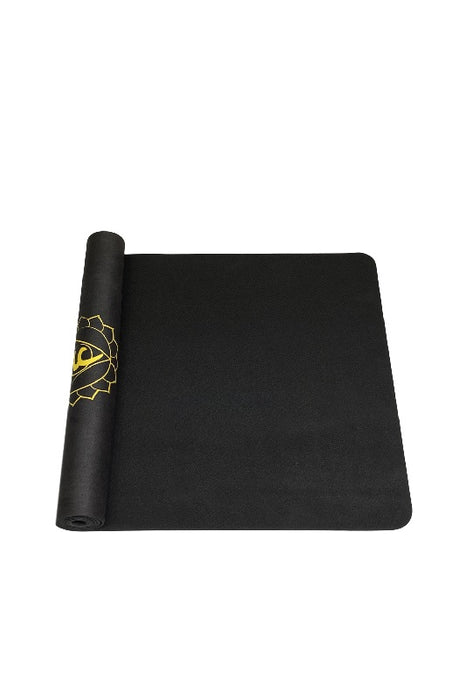 Yoga mat printed 7 Chakra black