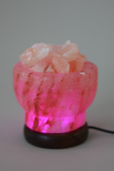 Salt Stone Lamp Bowl USB