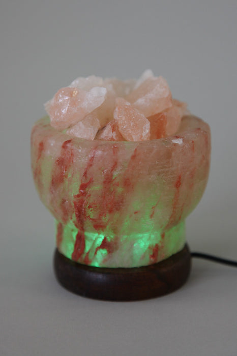 Salt Stone Lamp Bowl USB