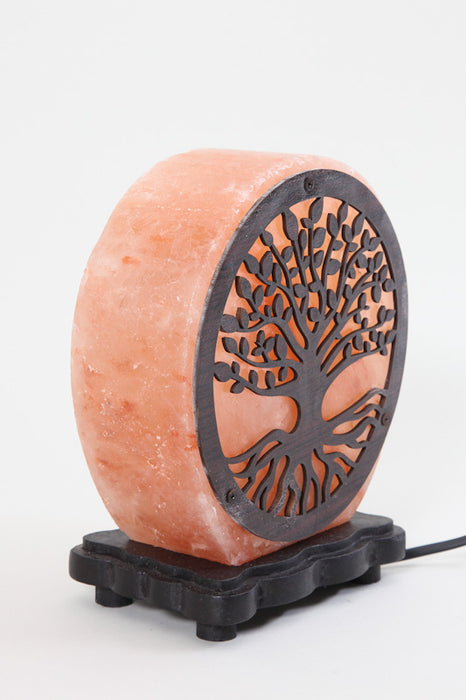 Salt stone lamp tree of life 3D