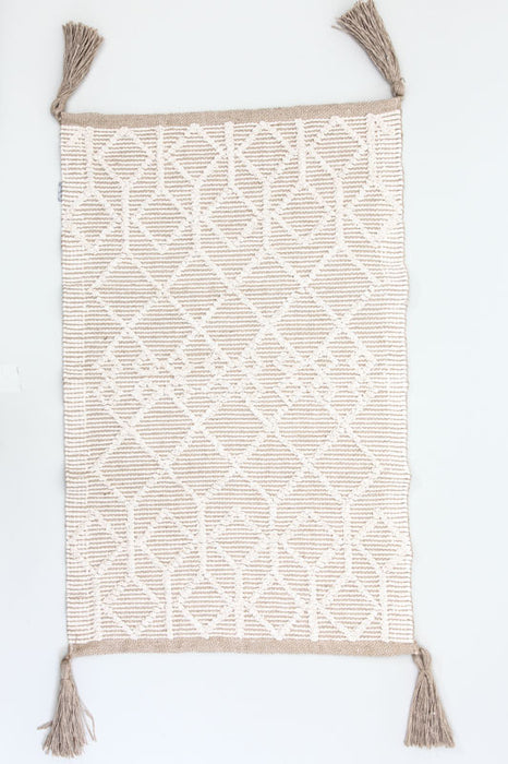 Rug jute/cotton natural 60x90 cm