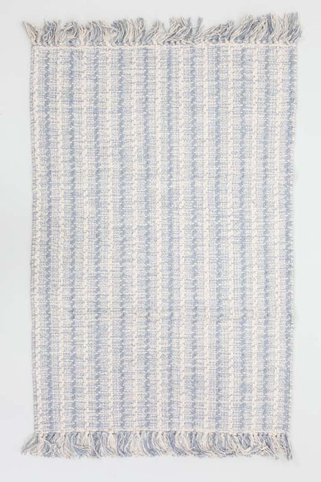 Carpet cotton light grey 60x90 cm