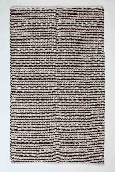 Rug jute/cotton light brown/black 90x150 cm