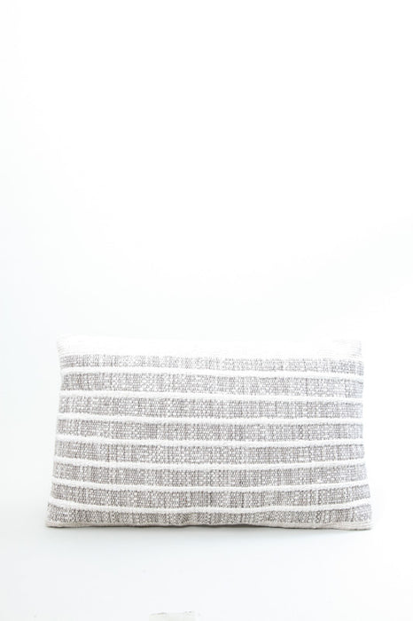 Cushion cotton grey/natural 30x50 cm