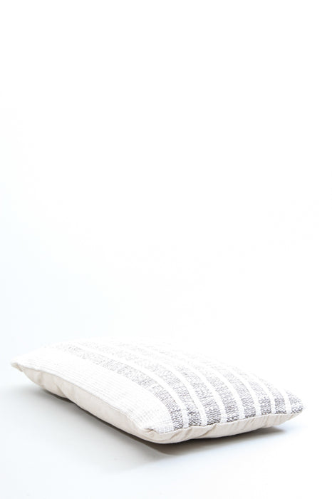 Cushion cotton grey/natural 30x50 cm