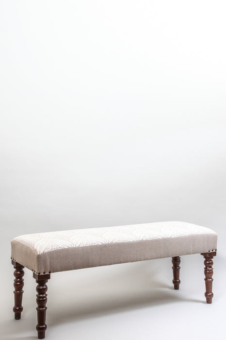 Bench cream/white 40x120x40