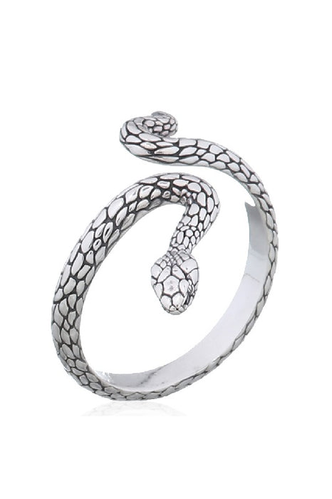 Bague serpent en argent