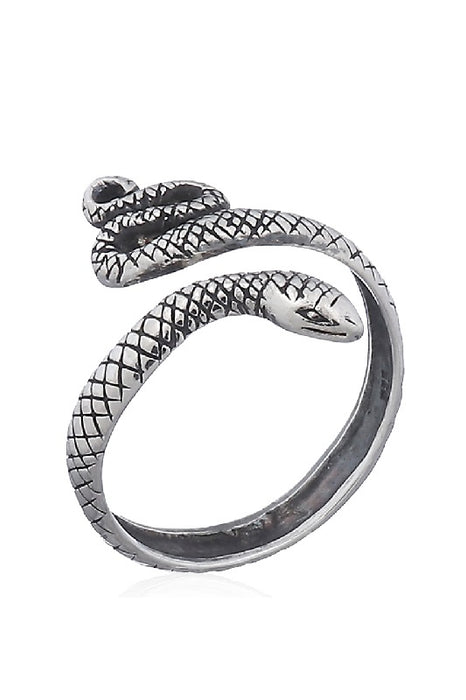 Bague serpent en argent