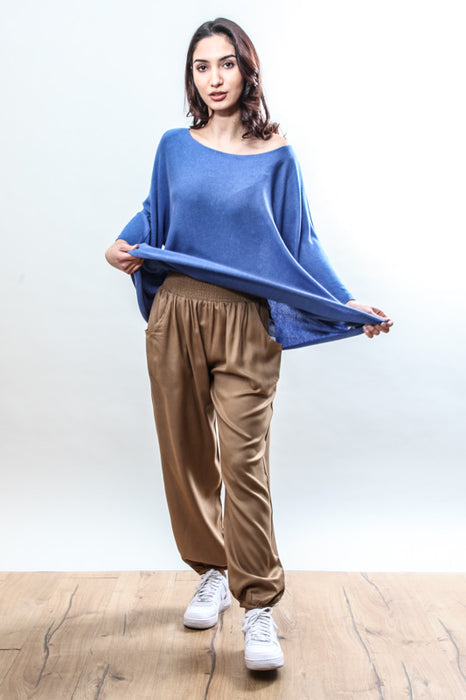 Trousers viscose sand